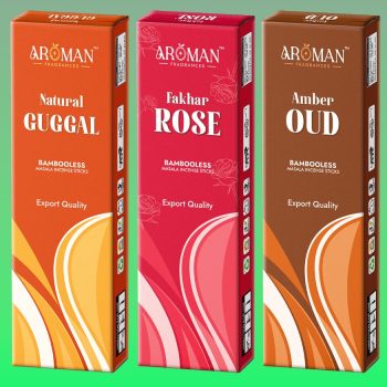 Natural Guggal + FakharRose + Aroman Oud