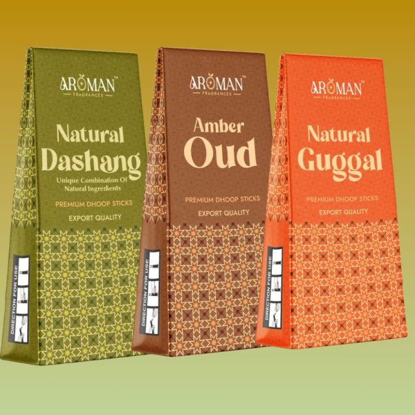 Natural Deshang + Natural Guggal+Amber Oud Combo