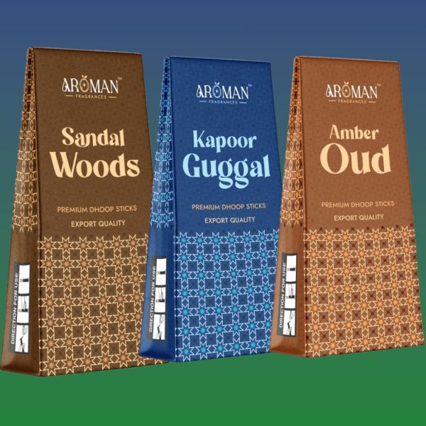 Sandal Woods + Amber Oud + Kapoor Guggal Combo